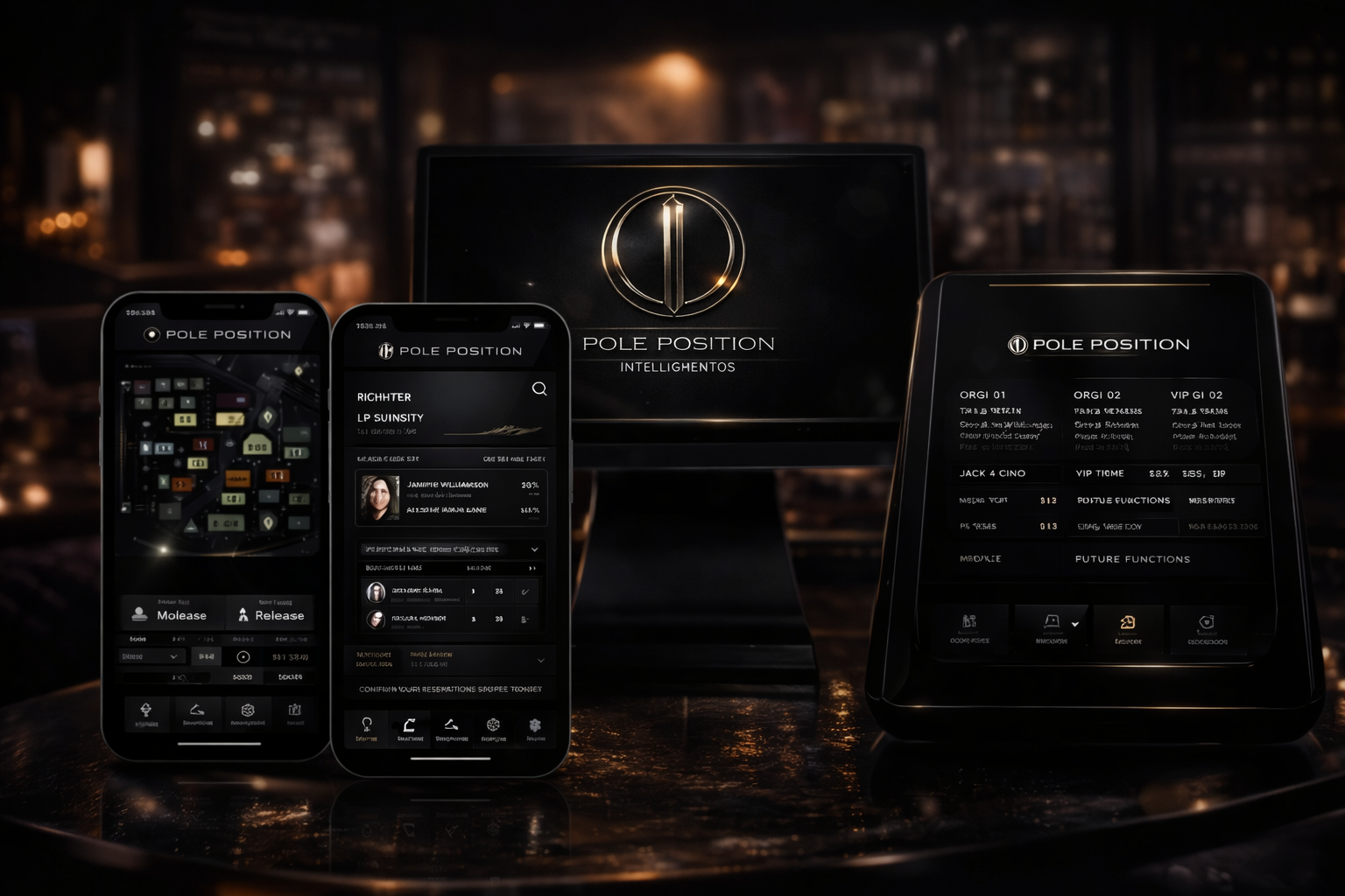 IntelligentOS running on multiple devices - laptops, tablets, and smartphones
